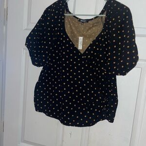 NWT never worn Madewell corduroy wrap top